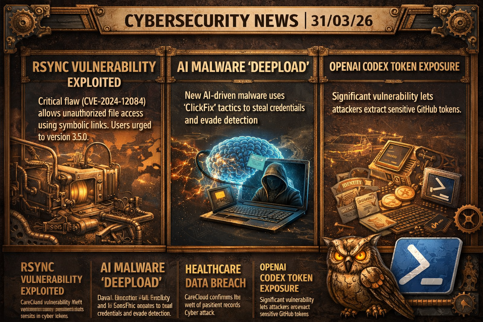 Cybersecurity Newsfeed - 31/03/26