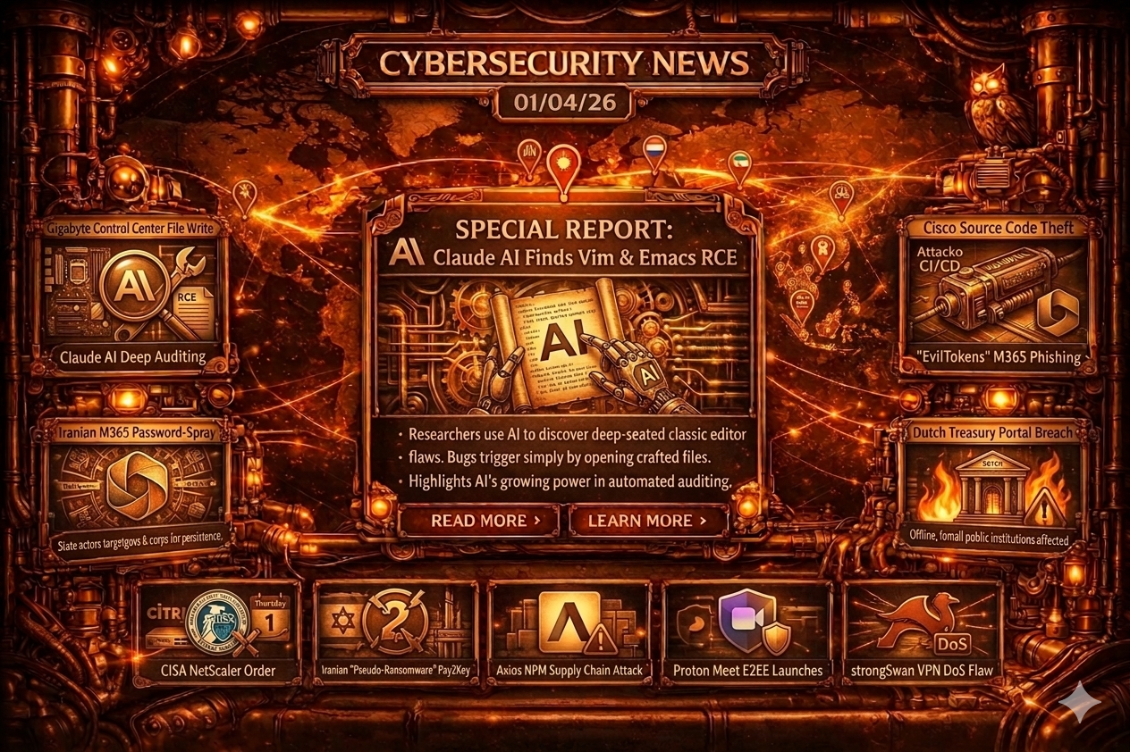 Cybersecurity Newsfeed - 04/01/26