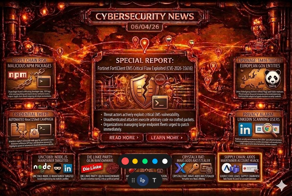 Cybersecurity Newsfeed - 06/04/26