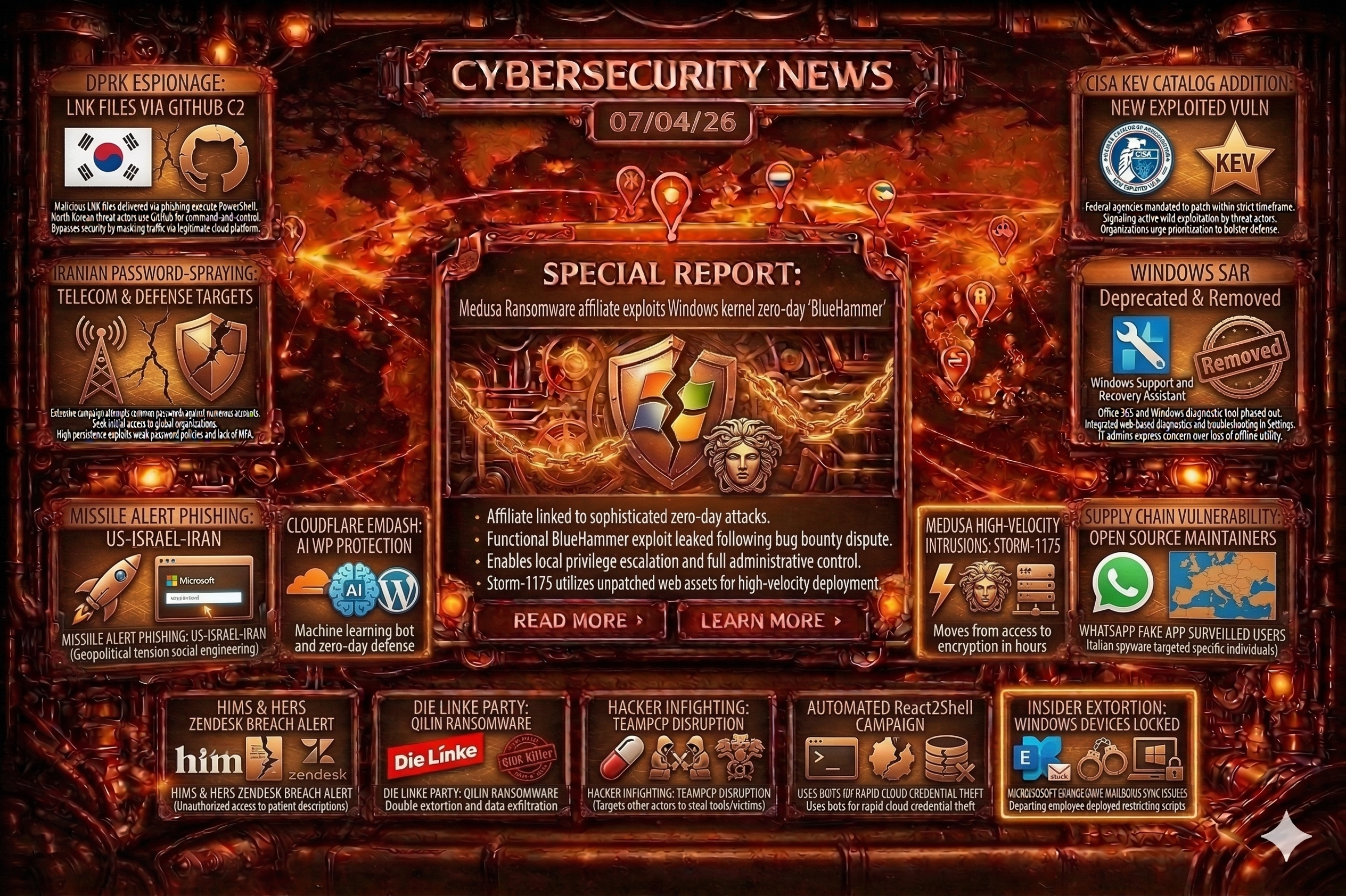 Cybersecurity Newsfeed - 07/04/26