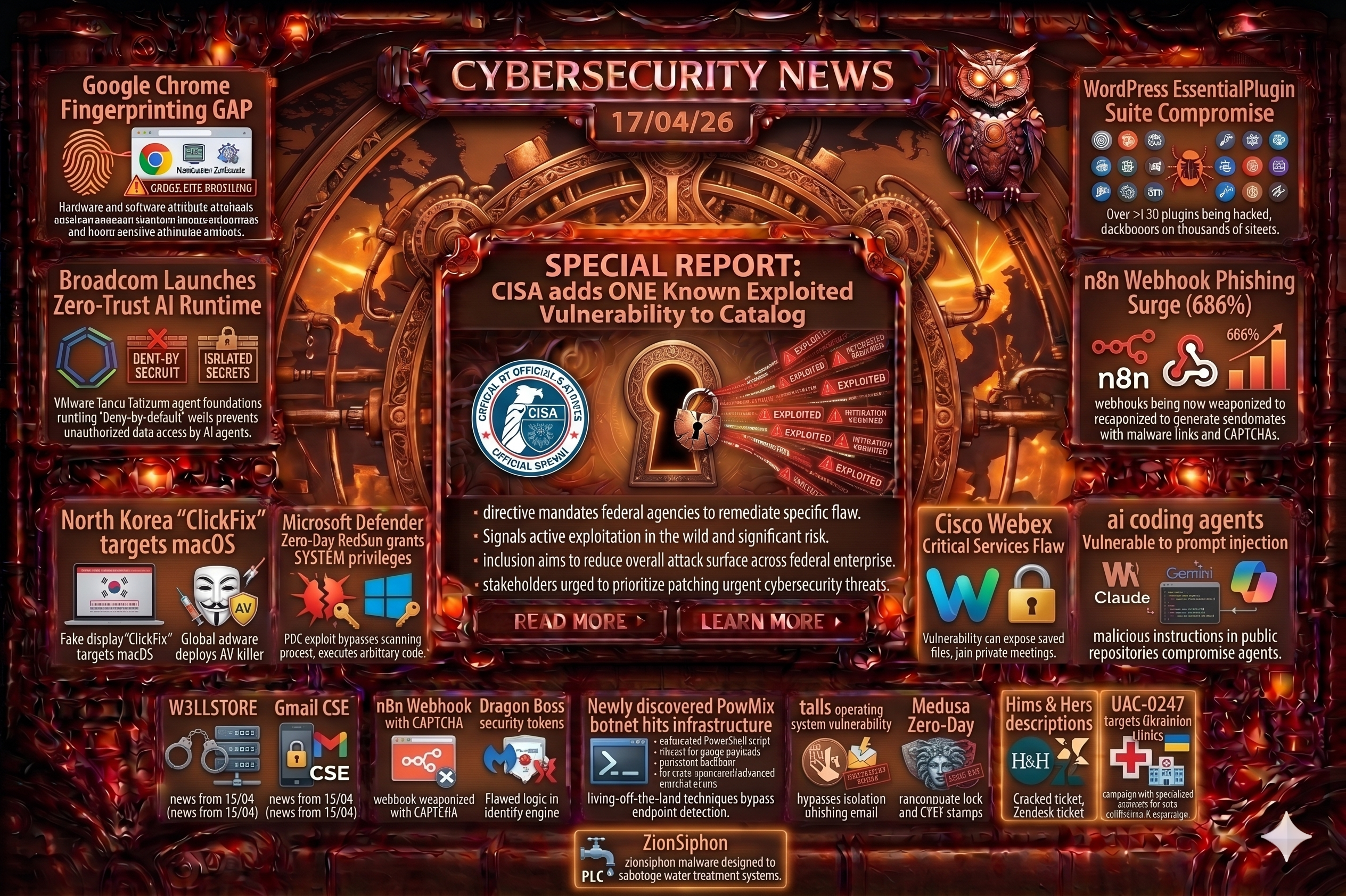 Cybersecurity Newsfeed - 20/04/26