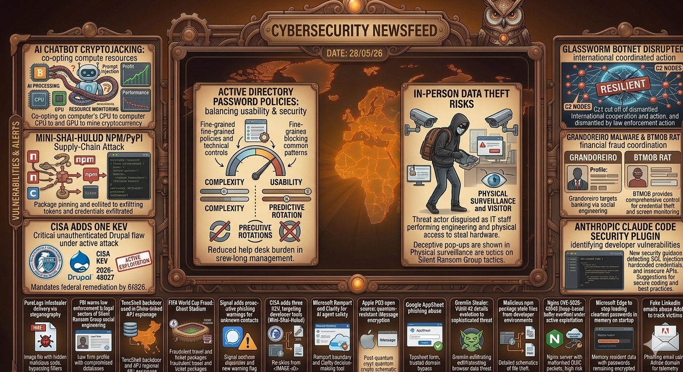 Cybersecurity Newsfeed - 28/05/26