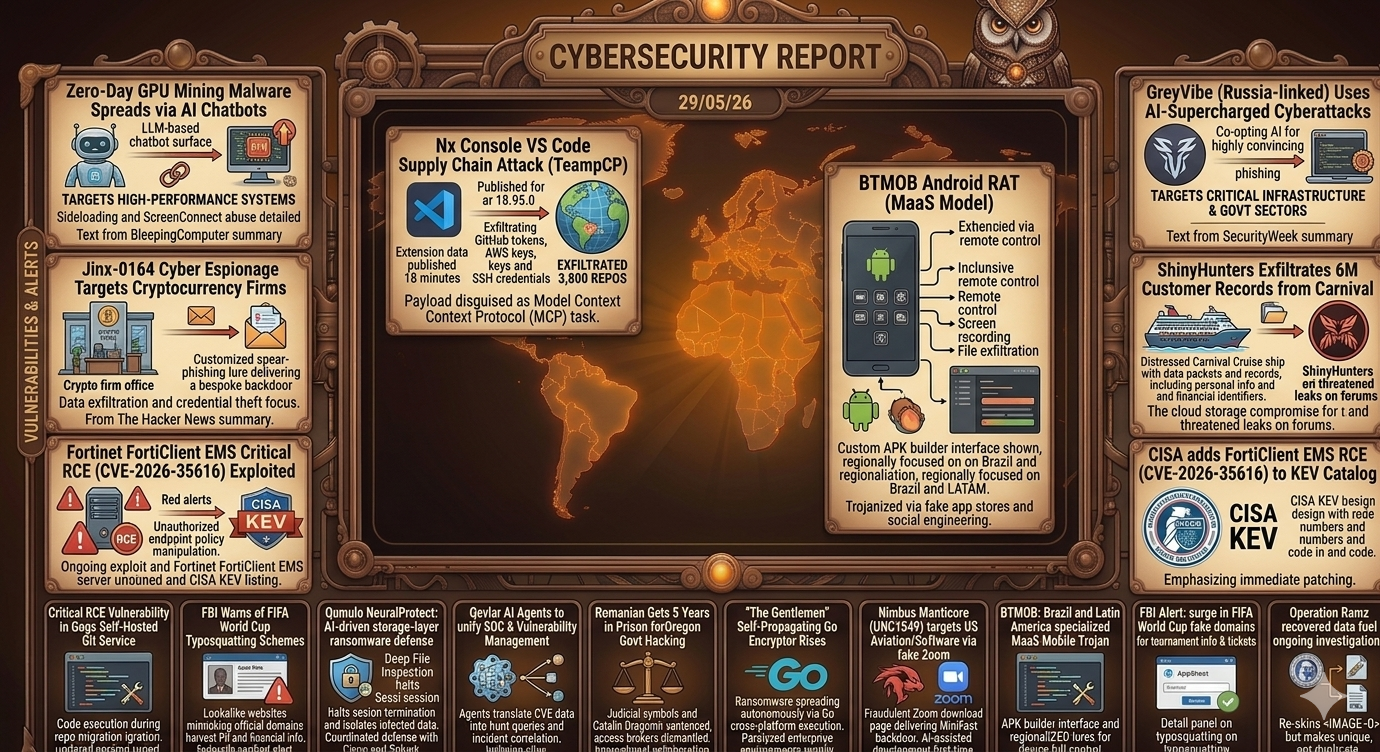 Cybersecurity Newsfeed - 29/05/26
