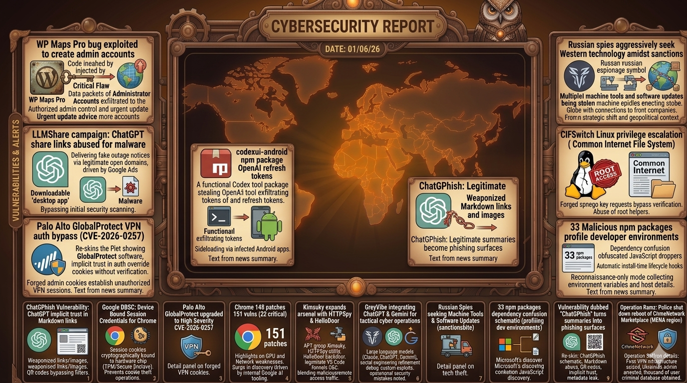 Cybersecurity Newsfeed - 01/06/26
