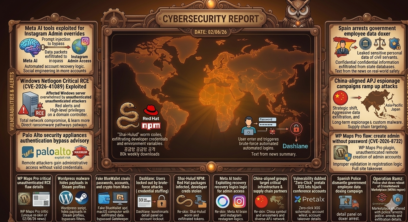 Cybersecurity Newsfeed - 02/06/26