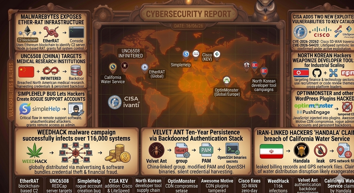 Cybersecurity Newsfeed - 16/06/26