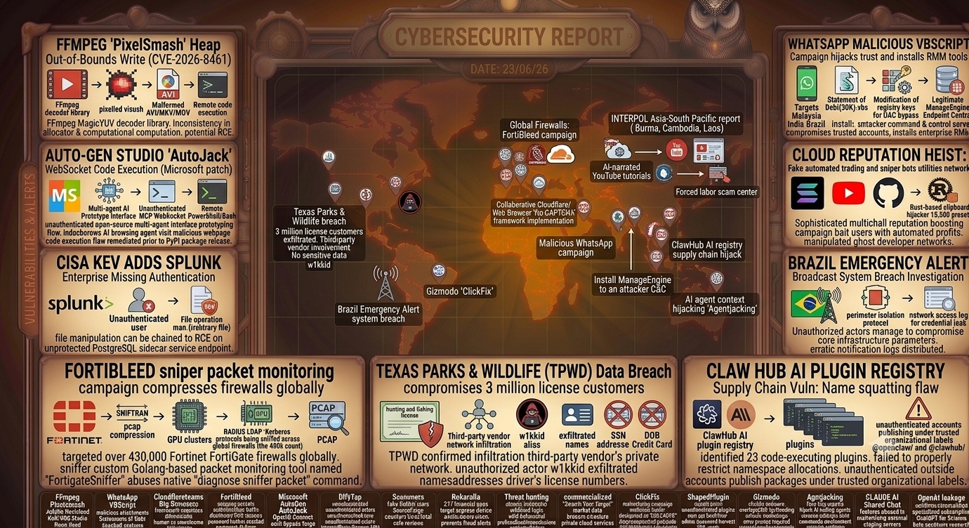 Cybersecurity Newsfeed - 23/06/26