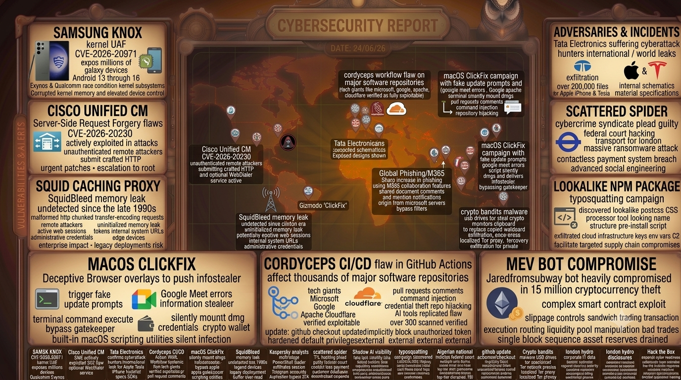 Cybersecurity Newsfeed - 24/06/26