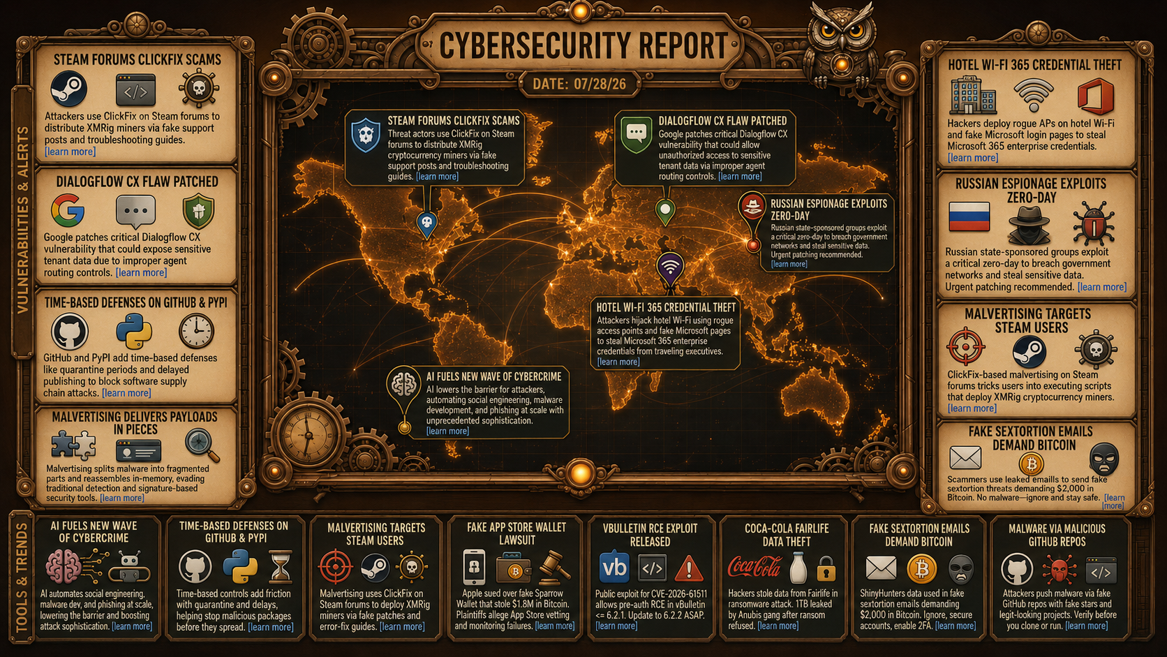 Cybersecurity Newsfeed - 28/07/26
