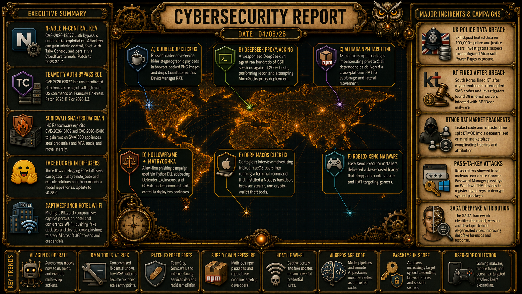 Cybersecurity Newsfeed - 04/08/26