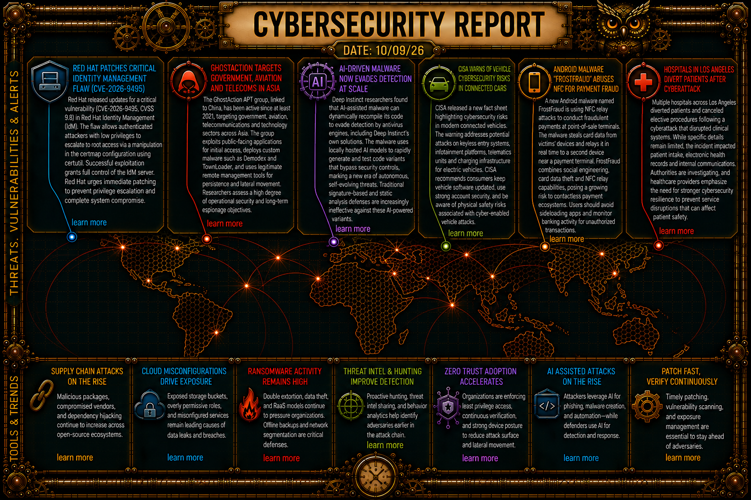 Cybersecurity Newsfeed - 10/09/26