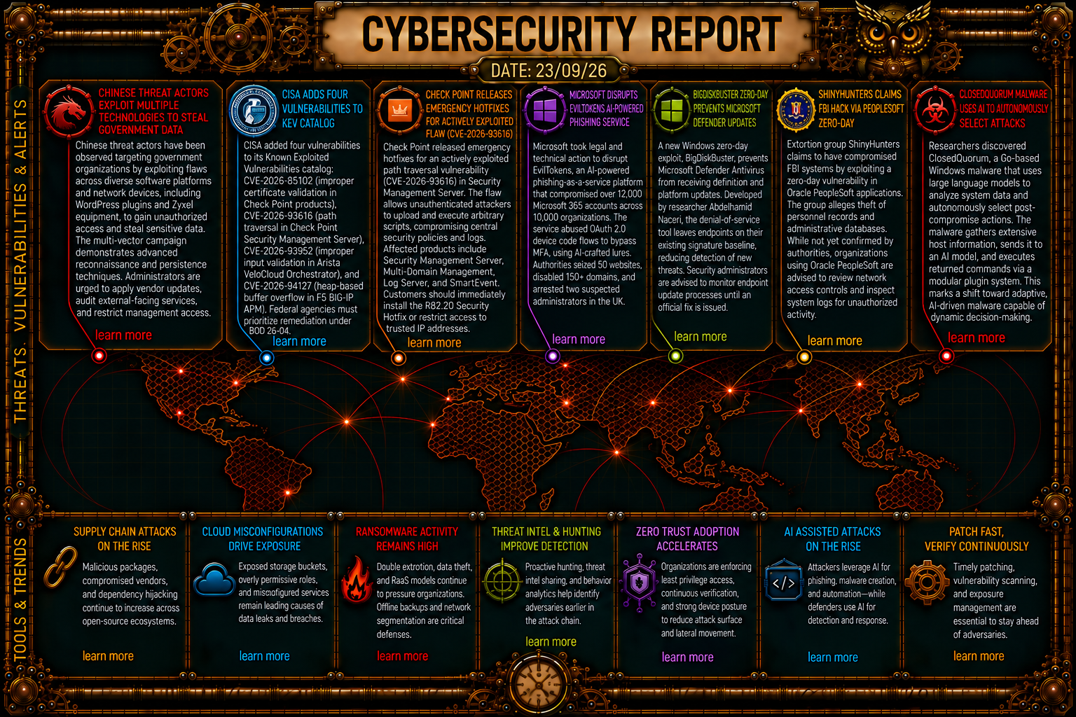 Cybersecurity Newsfeed - 23/09/26