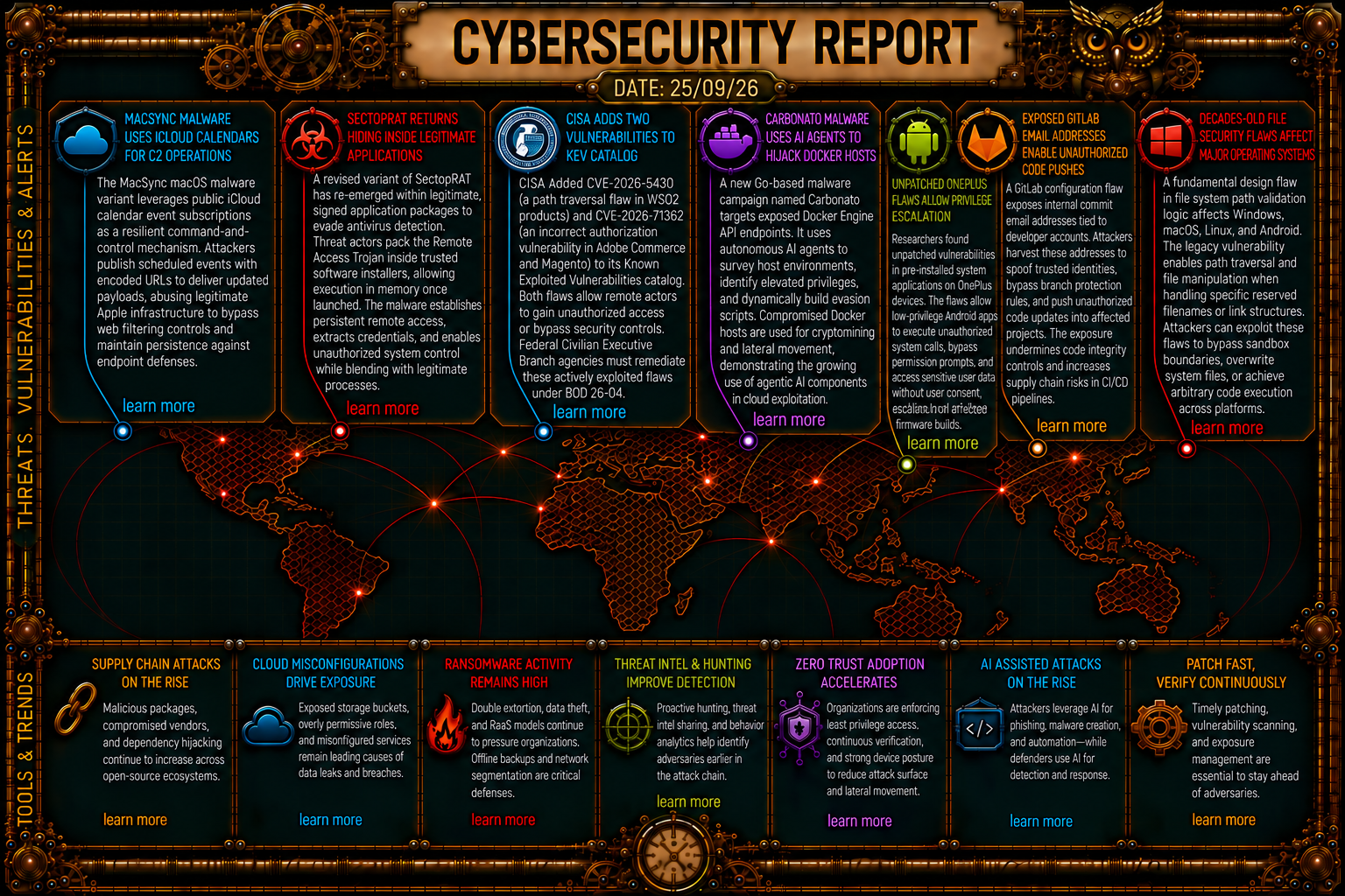 Cybersecurity Newsfeed - 25/09/26