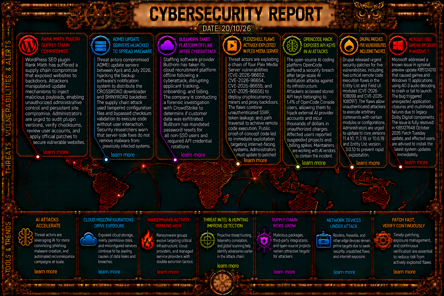 Cybersecurity Newsfeed - 20/10/26